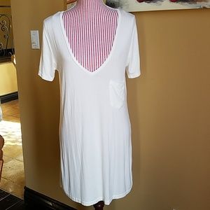 👕Boyfriend V-neck tee shirt dress NWOT